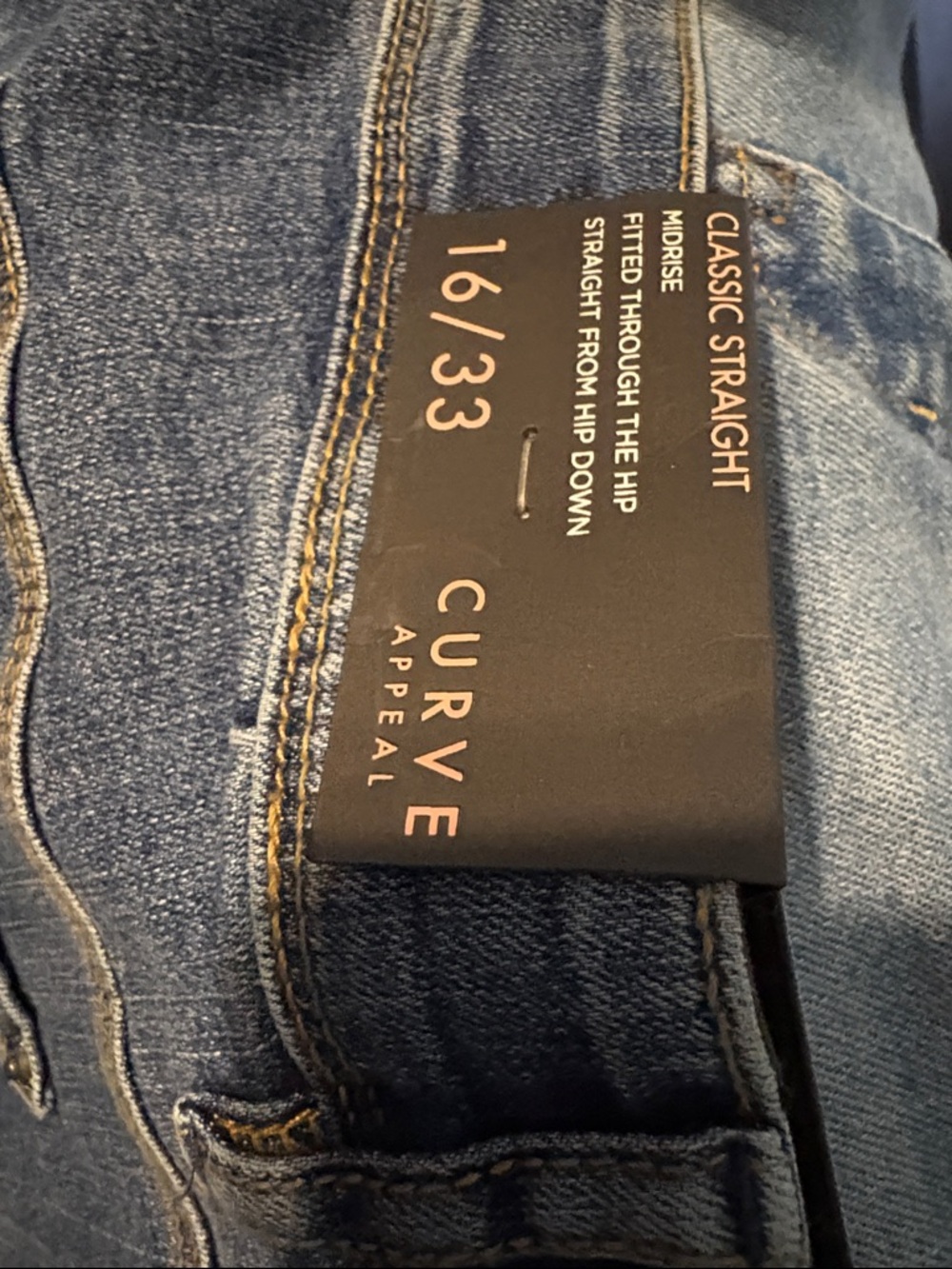 Classic Straight Leg Women’s Jeans - Blue - Picture 2 of 3
